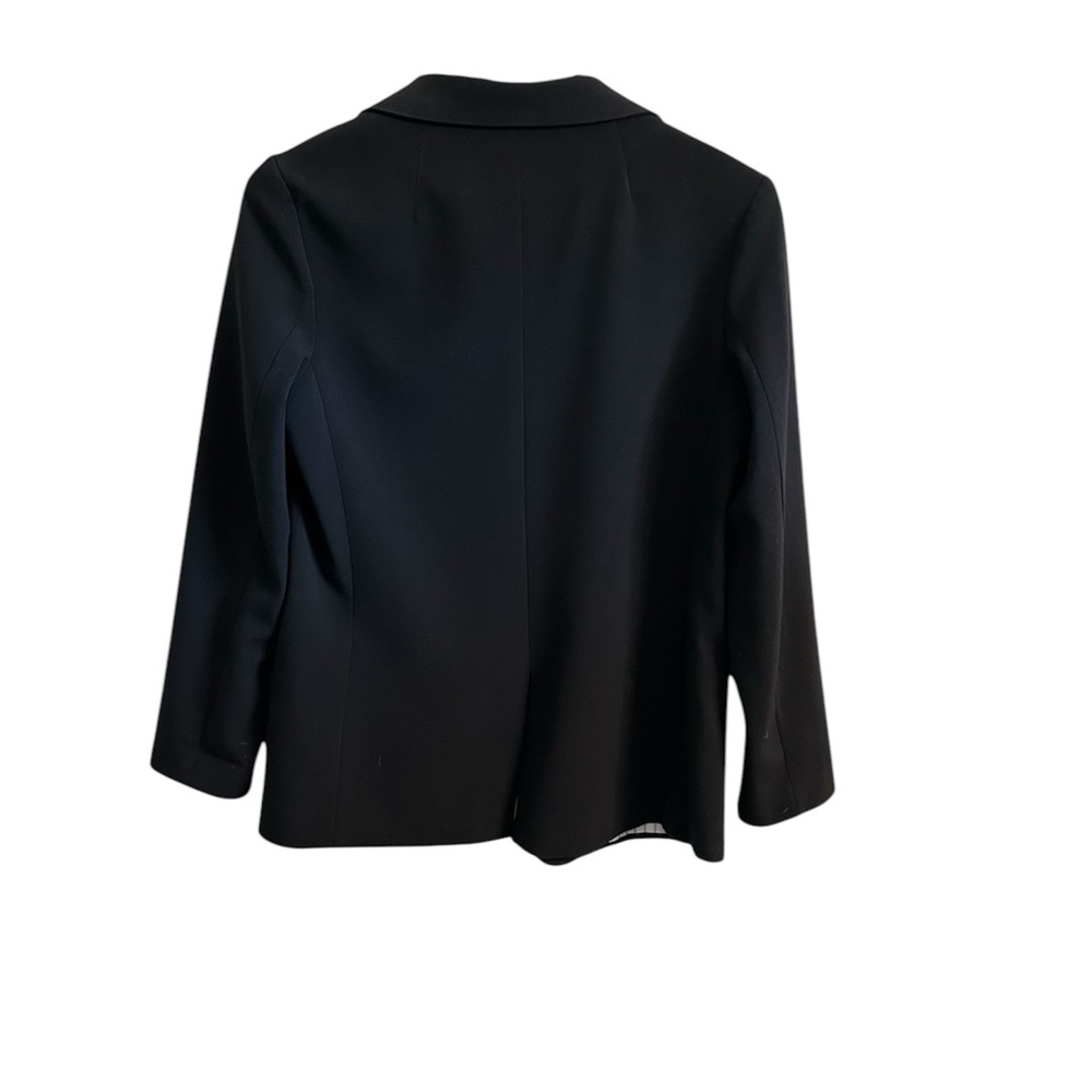 Aqua by Bloomingdale’s Black Tailored Blazer fully lined with Notched Lapels M - Picture 2 of 6